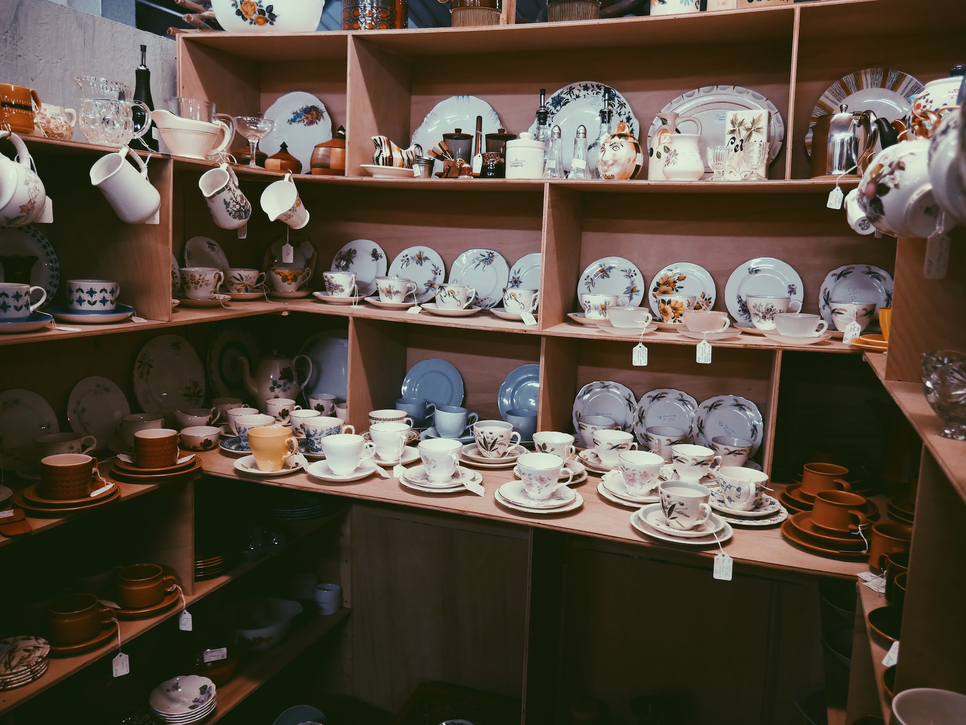 Antique pottery and porcelain