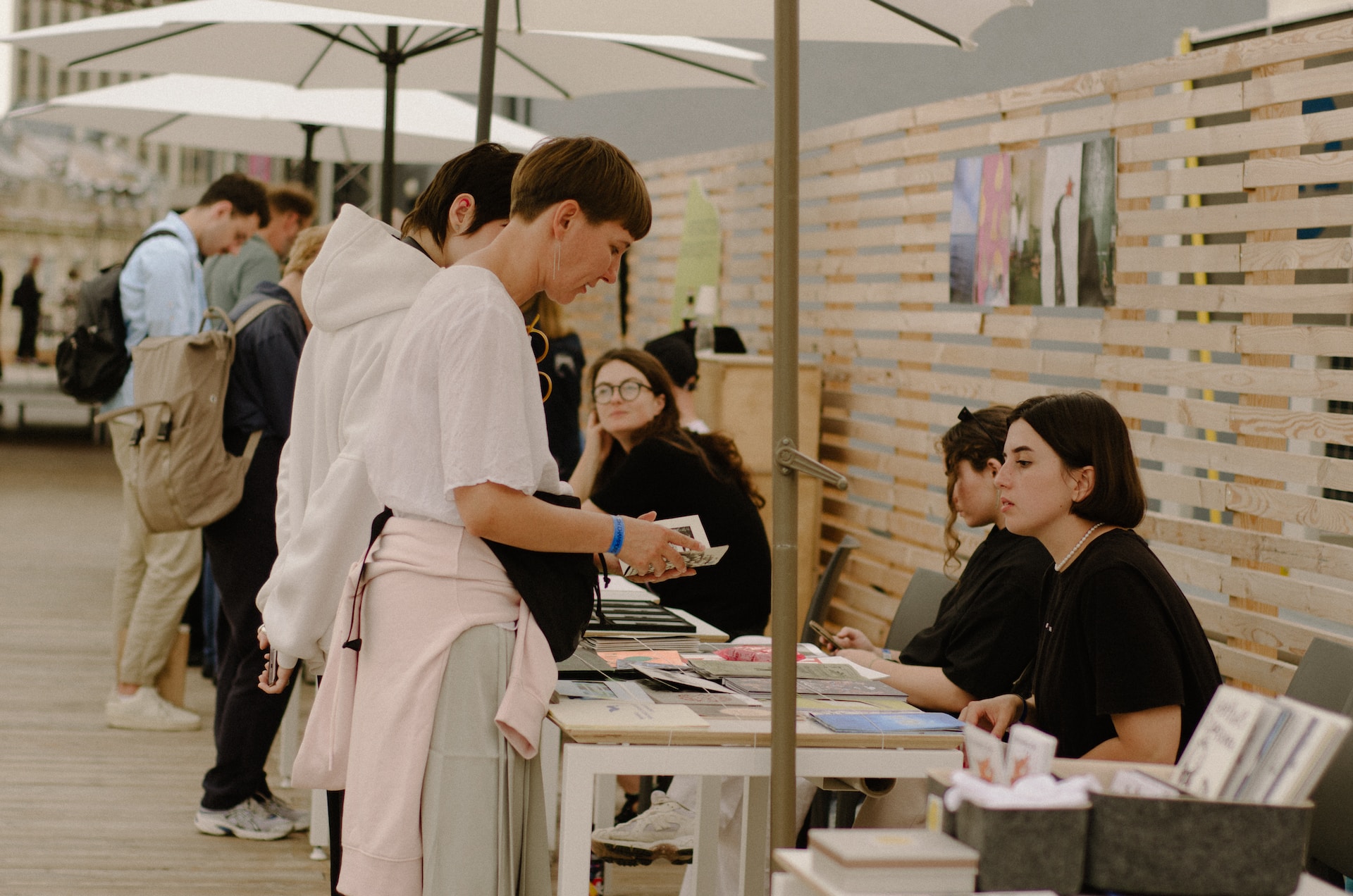 Book fair in Woodstock, Vermont