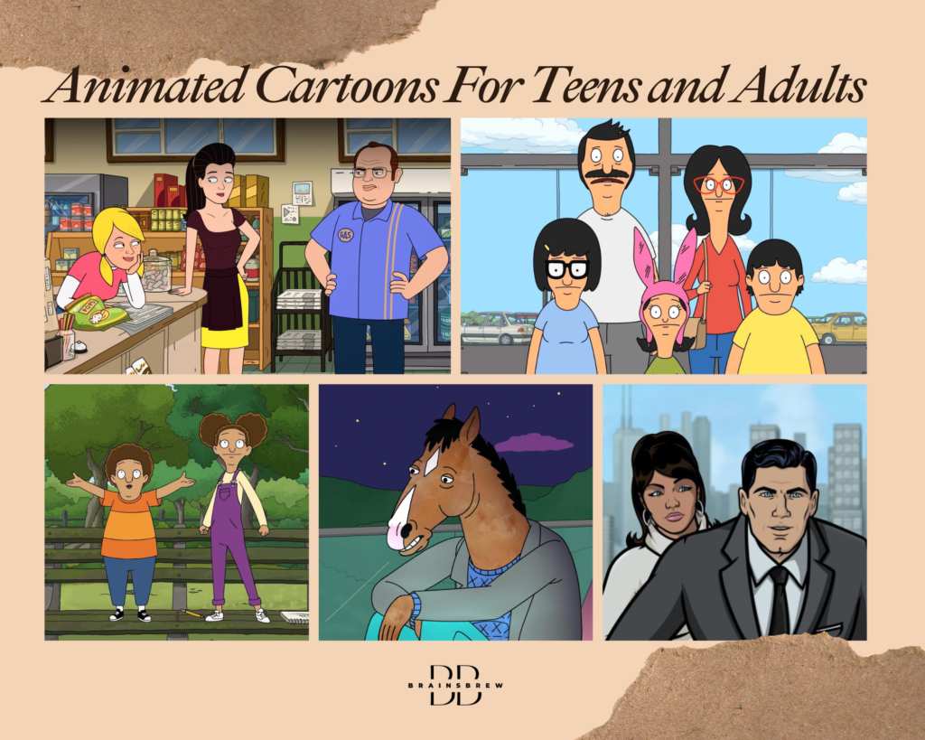 Animated Cartoons For Teens and Adults