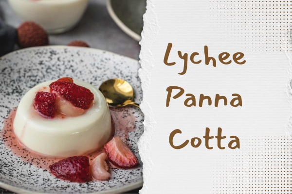 Lychee Panna Cotta