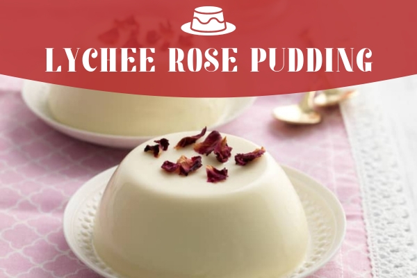 Lychee Rose Pudding 