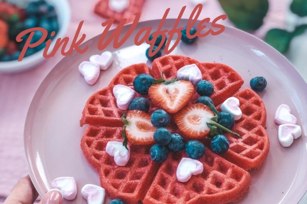 Pink Waffles 