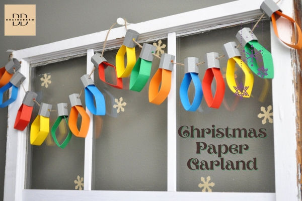 Christmas Paper Garland