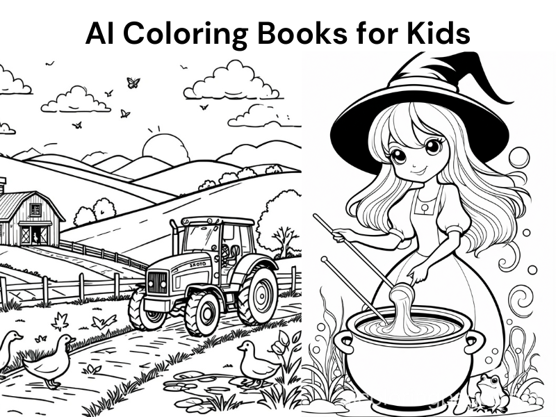AI Coloring Books for Kids