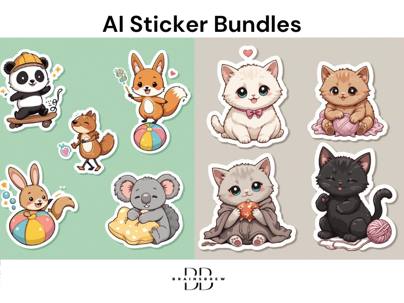 AI sticker bundles