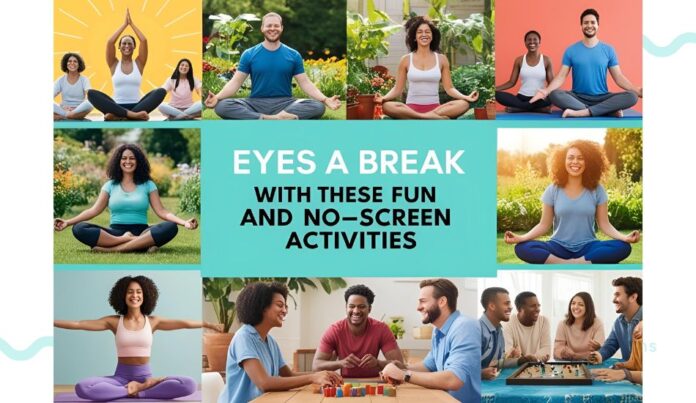 Eyes a Break With These Fun and No-screen Activities
