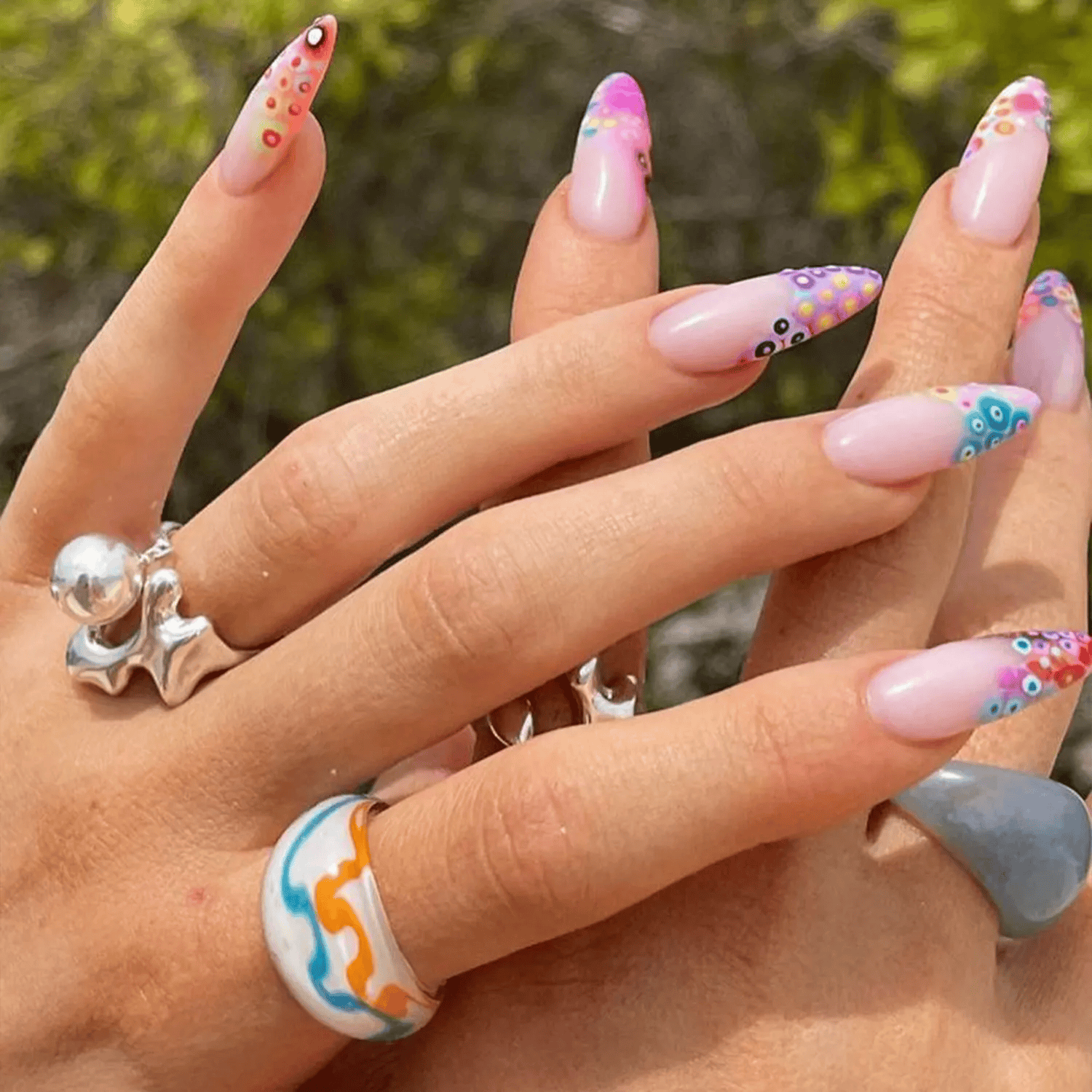 kylie Aura Nails
