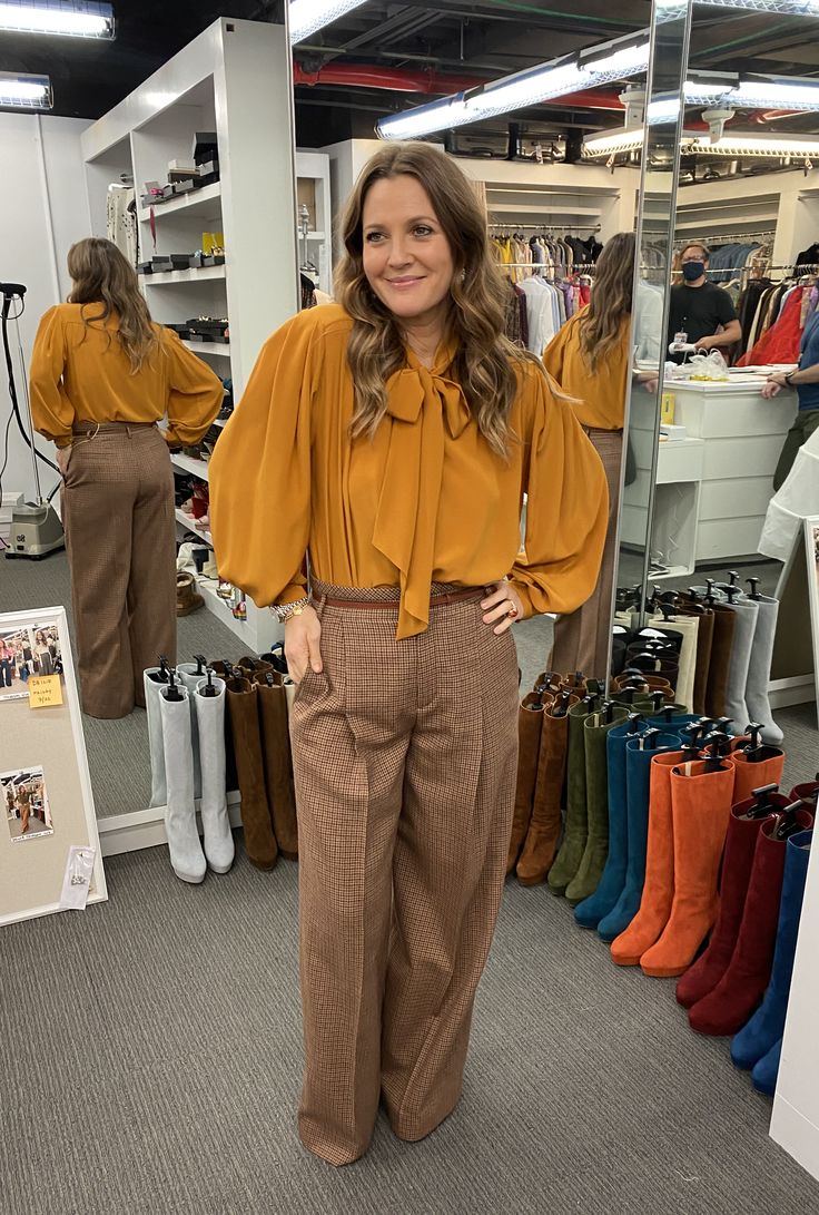 Drew Barrymore Semi Formal For Interview