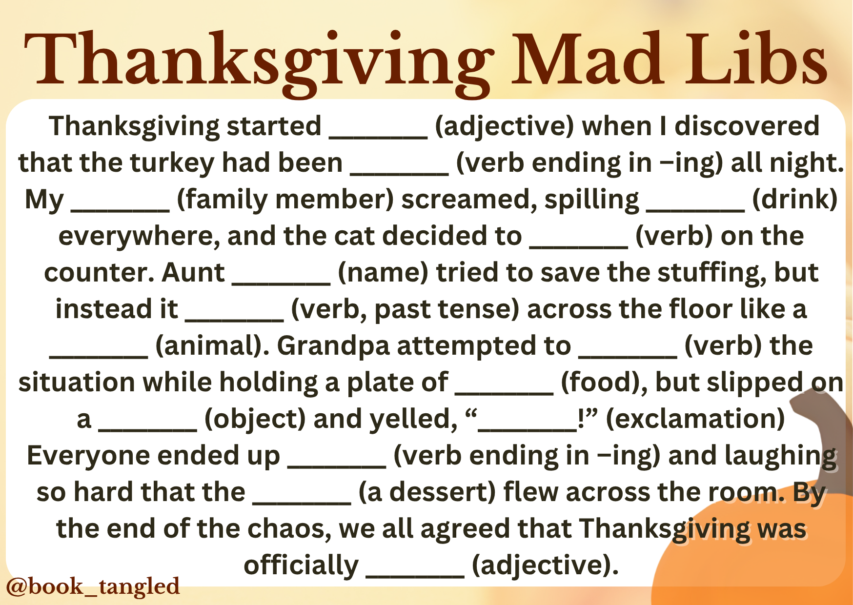 Mad Libs