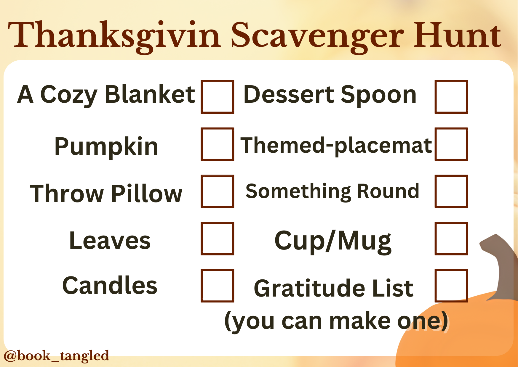Scavenger Hunt
