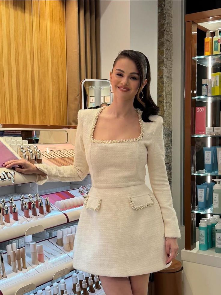 White semi formal Dress