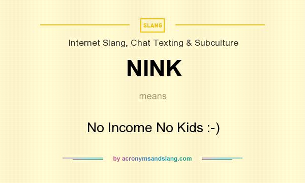 NINK meaning - what does NINK stand for?