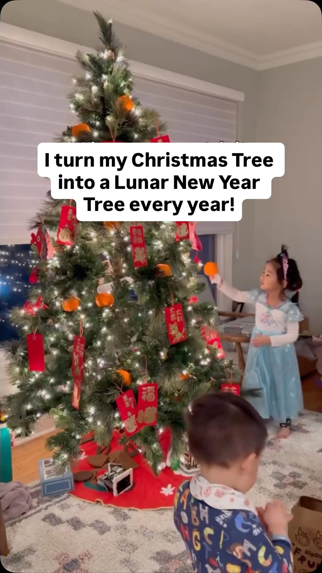 Lunar New year Christmas tree