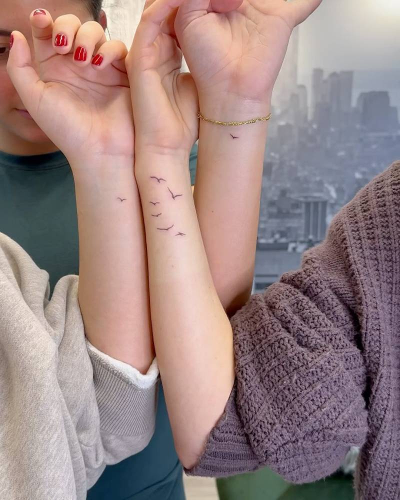 Flying Birds Tattoo