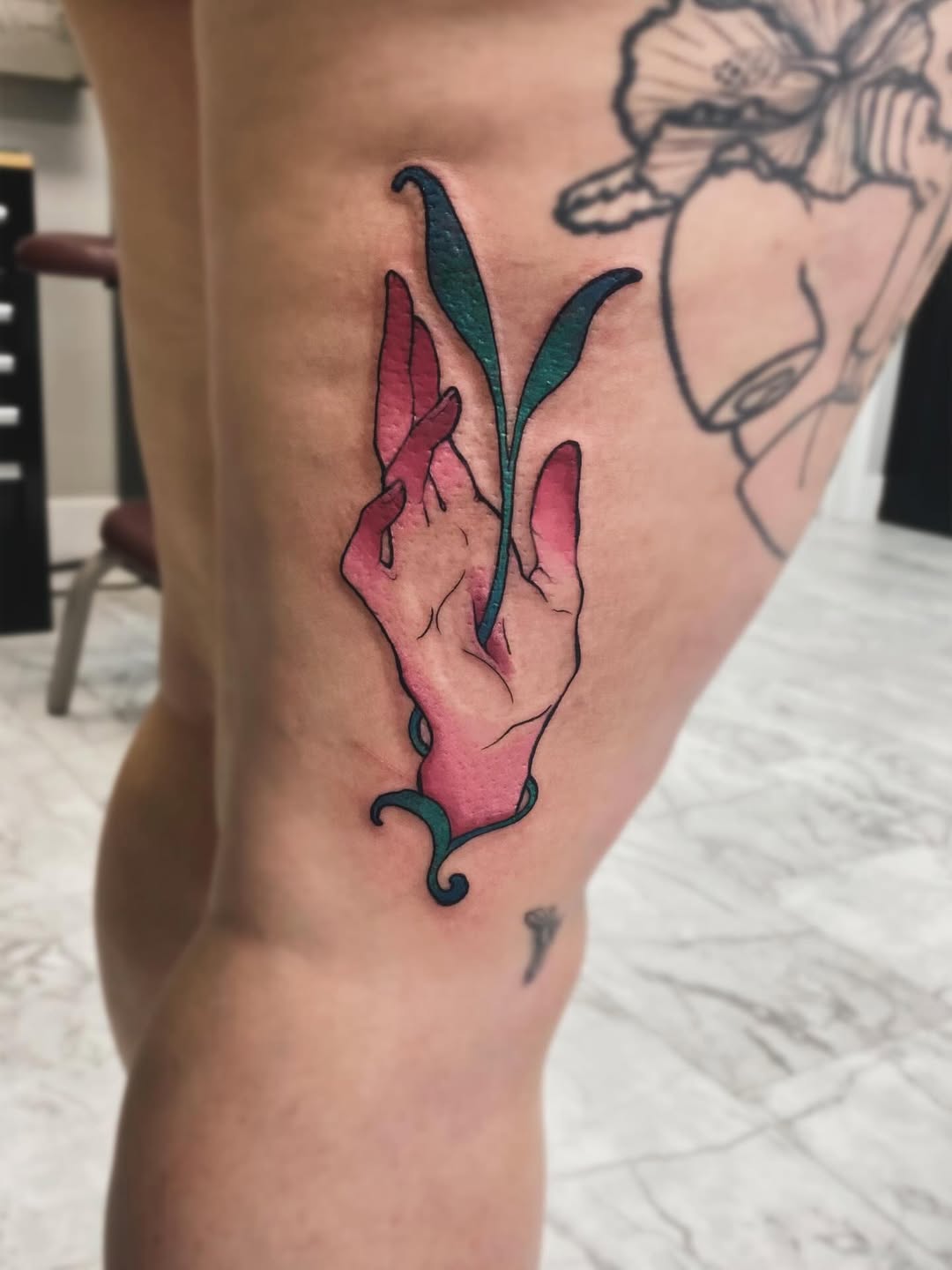 Hand With Root tattoo