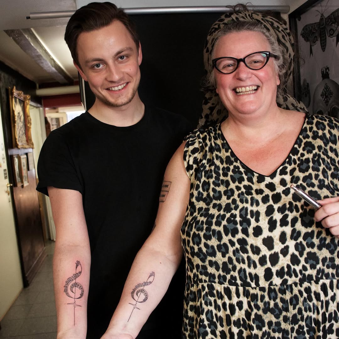 Matching Music Tattoo
