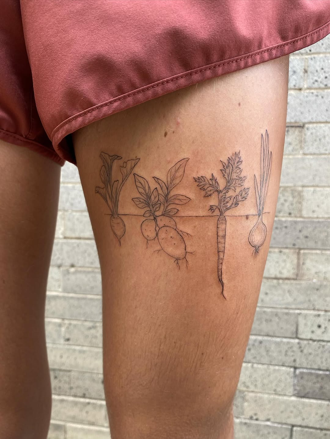 Roots and Vegetables tattoo