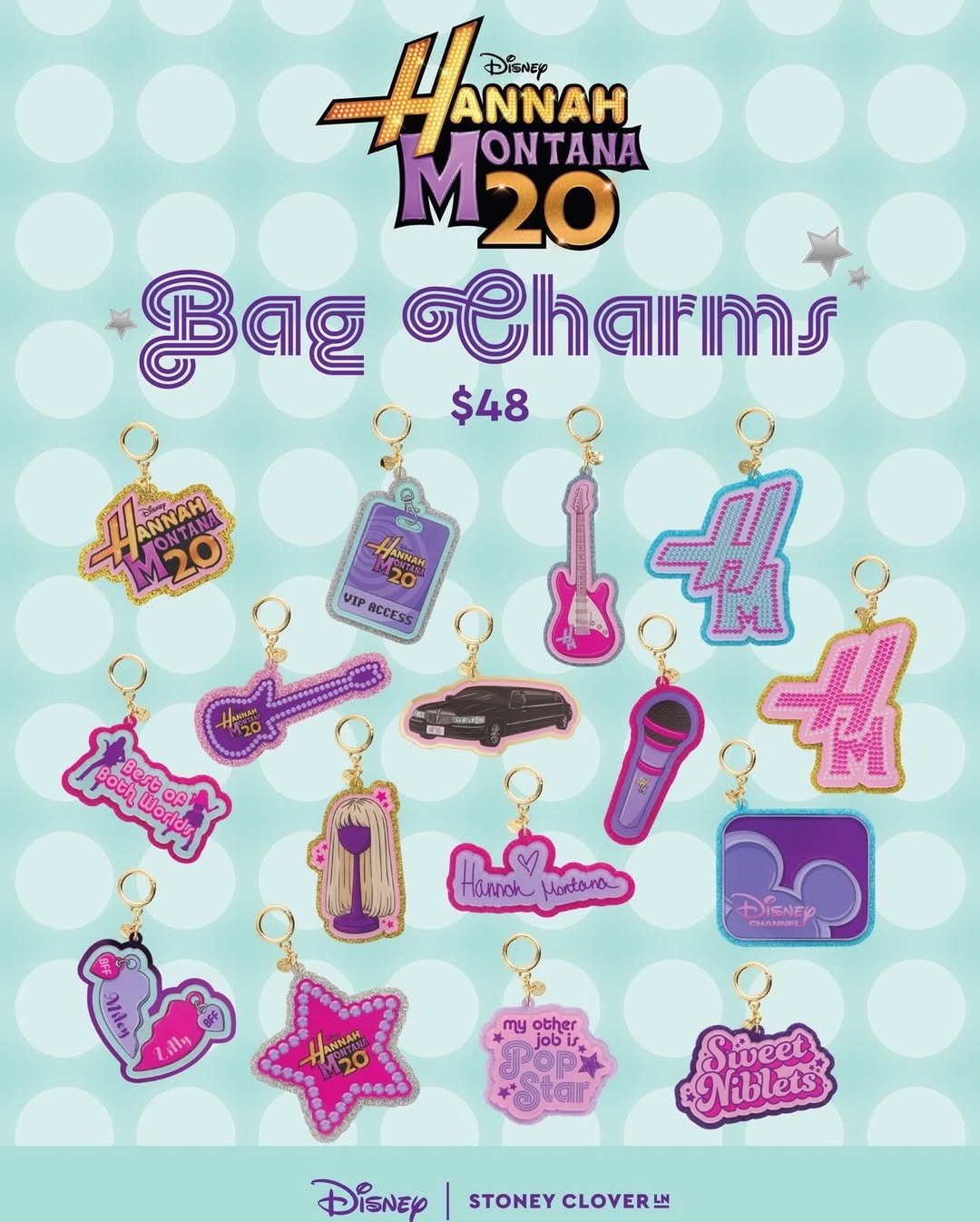 Hannah Montana Charms