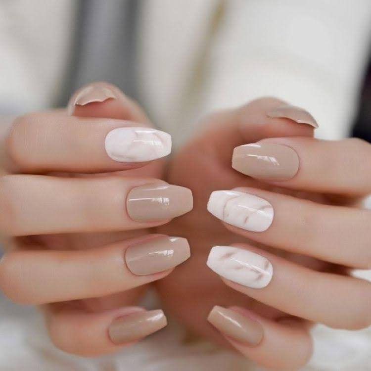 Pep Nails Latte Super Natural Nude And Marble Press