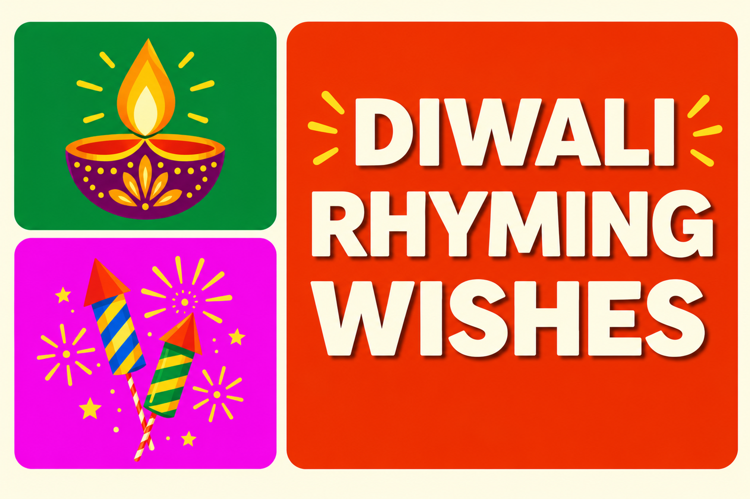 Diwali Rhyming Wishes Celebration Card