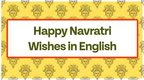 happy navratri wishes in english